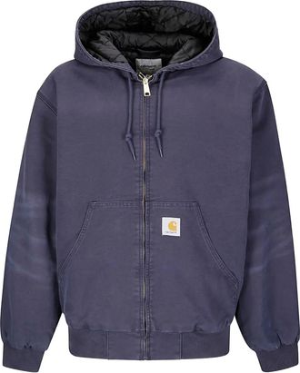 Carhartt Work in Progress OG Active jack met capuchon en rits - Blauw