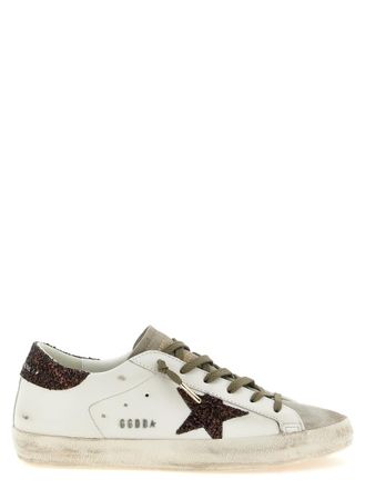 Golden Goose Brown Lace Up Sneakers