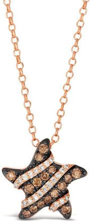 Le Vian Ladies Godiva Pendant Necklace set in 14K Strawberry Gold TTED 5