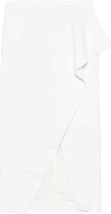 Khaite Jaia midi-rok met ruches