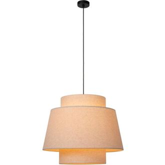 Lucide Tribute Pendant light Ø60cm 1xE27 - Cream - Lucide