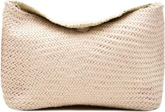 Dragon Diffusion Santa Marta Diagonal Weave Flap 3.5mm - Dames - Schoudertassen - Beige - ONE Size - Leer - Tassen