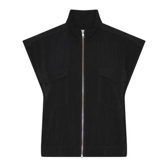 Bruuns Bazaar Masaola BBVika Waistcoat - Jackets - Mujer - Negro - L
