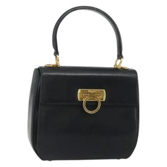 Ferragamo Pre-owned Handbags, female, Black, Size: ONE SIZE Pre-owned Hand Bag