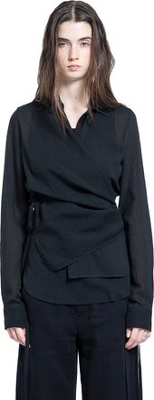 Ann Demeulemeester Alba Asymmetric Wrap Shirt