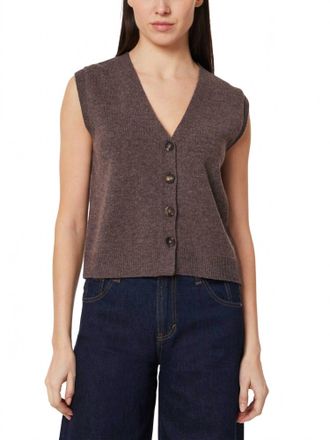 Habitual Sweater Vest In Chocolate Heather
