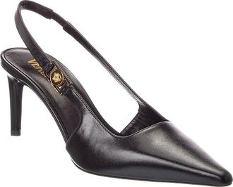 Versace Leather Slingback Pump