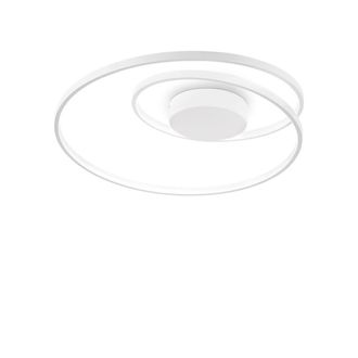 Netlighting Oz Integrated LED Semi Flush Ceiling Light White 2700K