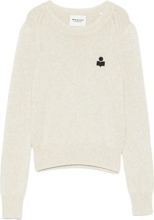 Isabel Marant Maglione A Maniche Lunghe Con Logo-Donna