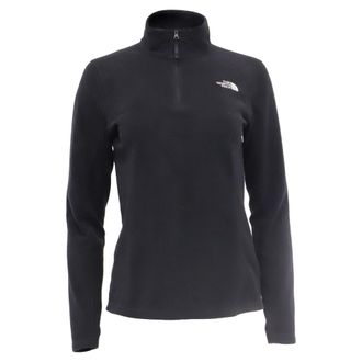 The North Face Quarter Zip Pullover in Black Polyester
