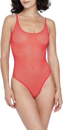 Skarlett Blue Mischief Mesh Thong Teddy in Waterml/ny at Nordstrom Rack, Size X-Large