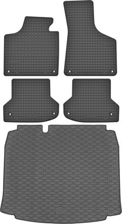 OEM Juego De Alfombrillas De Goma Para Coche Y Maletero Para Audi A3 Ii 8p Sportback (2004-2013)