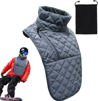 Generic Cycling Windproof Chest Collar - Windproof and Waterproof Neck Warmer,Chest Warmers Thick Neck Gaiters for Outdoor Activities Motorcycle Riding Skiing