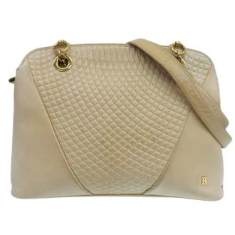 Bally Borsa a spalla in pelle Pre-owned - - Pre-owned - Donna - Beige - ONE SIZE
