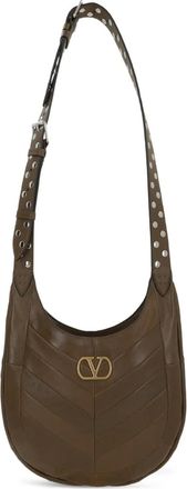 Valentino Garavani Schoudertas met logoplakkaat - Groen