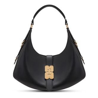 Ganni Shoulder Bags, female, Black, ONE SIZE, Small Kat Bag