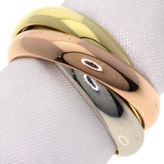 Cartier Trinity Pink White Yellow Band Ring (Pre-Owned)