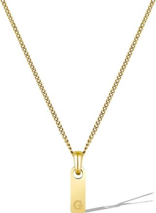 Vincero Mens Initial Pendant Necklace in Gold - G at Nordstrom