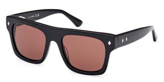 Web Eyewear Web WE0354 01S Mens Sunglasses Black Size 53