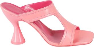 by FAR Glanzende Leren Tas - Dames - Muiltjes - Roze - 36 EU - Leer - Schoenen