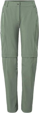 Vaude Farley Stretch Zip Off T-Zip Pants II Trekkinghose für Damen | grün/oliv