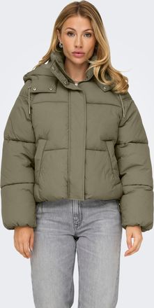 Only Steppjacke ONLY ONLHOPE SHORT PUFFER JACKET CC OTW, Damen, Gr. XL, mermaid, Web, Obermaterial: 100% Nylon, unifarben, regular fit kurz, elastischer Bu