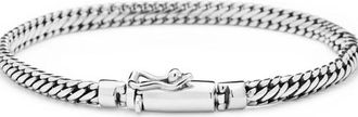 Nialaya Sterling Silver Chain Bracelet at Nordstrom, Size X-Large
