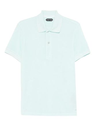 Tom Ford button polo shirt - Blue