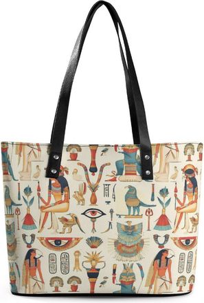 Generic Ancient Egyptian God Tote Bags for Women Cute Shoulder Purses Handbags