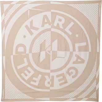 Karl Lagerfeld Sciarpa K/Circle - - Accessories - Donna - Beige - ONE SIZE