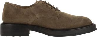 Tod's Su&egrave;de Derby Schoenen - Heren - Veterschoenen - Beige - 43 1/2 EU - Su&egrave;de - Schoenen