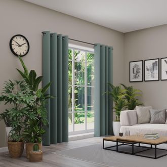 Neutex Verdunkelungsvorhang »INSULA« Ösen 1 Stk. tlg. Uni-Dimout für starke Verdunklung, nach Mass