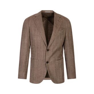 Corneliani Heren, Jassen, Bruin, Maat: M