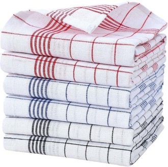 OEM Pa&ntilde;os De Cocina, 4562 Cm, 6 Unidades, Pa&ntilde;os De Cocina Multifuncionales, Toallas, Aptas Para Secar Platos Y Limpiar Encimeras, Toallas