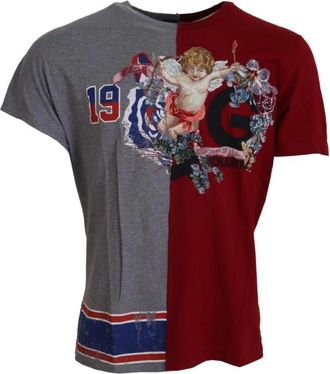 Dolce & Gabbana T-Shirts - Heren - T-shirts - Veelkleurig - S - Katoen - Tops