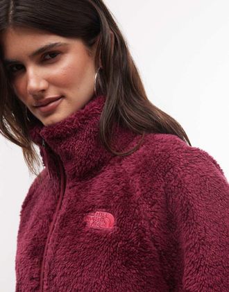 The North Face Osito Evolve giacca con zip intera bordeaux-Rosso