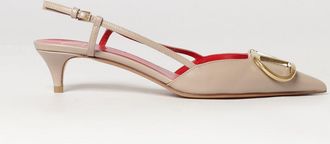 Valentino Garavani Slingback VLogo Signature in pelle di vitello con tacco basso