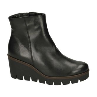 Gabor Schoenen, Dames, Zwart, 36 EU, Leer, Wedge Enkelboot
