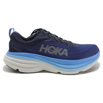 Hoka One One Hoka Bondi 8 Textile Mens Running Trainers - Outer Space All Aboard - Size:UK 8.5