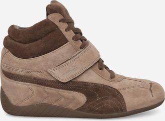Puma Women s Speedcat Wedge Sneakers Totally Taupe / Chocolate