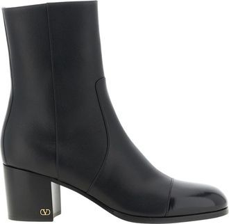Valentino Garavani Dames, Schoenen, Zwart, Maat: 41 EU Leer