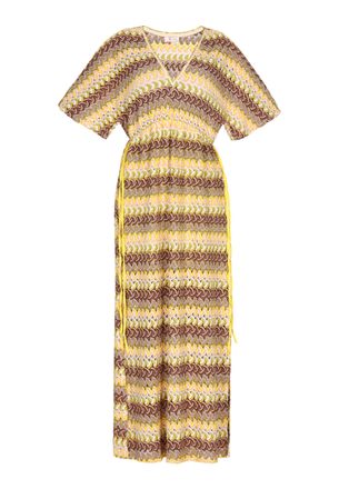 Izia Jurk Dames Geel veelkleurig