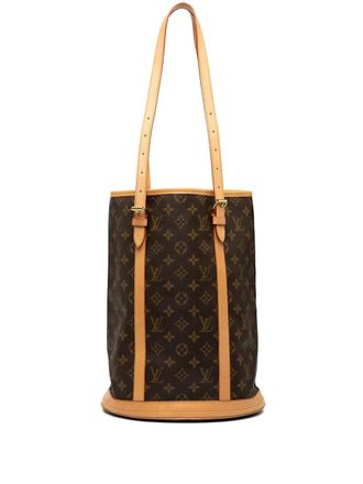 Louis Vuitton 2001 Monogram GM bucket bag - unisex - Fabric/Leather - One Size - Brown