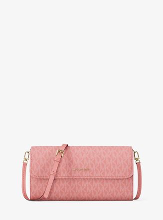 Michael Kors Jet Set Small Signature Logo Convertible Crossbody Bag