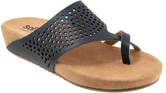 Softwalk Blaine Slide Sandal in Navy at Nordstrom, Size 10.5