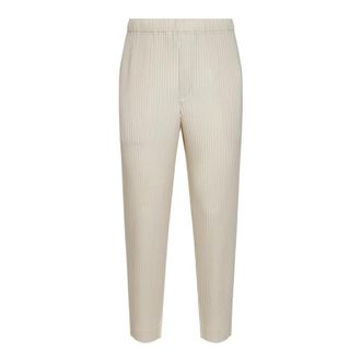 Issey Miyake Slim-fit Trousers, male, Beige, Size: S Monthly Colors March Trousers