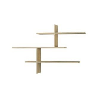 Dmora Estanter&iacute;a efecto madera de roble 123x22h81 cm