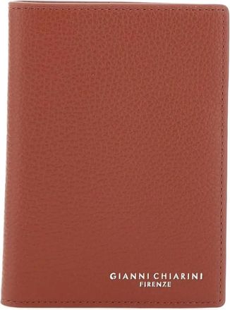 Gianni Chiarini Leren paspoorthoes - Bruin