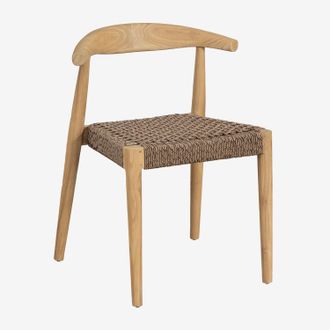 Sklum Sklum - Pack De 4 Sillas De Comedor En Madera De Teca Celle