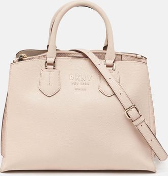 DKNY Dkny Pink Pebble Leather Noho Tote